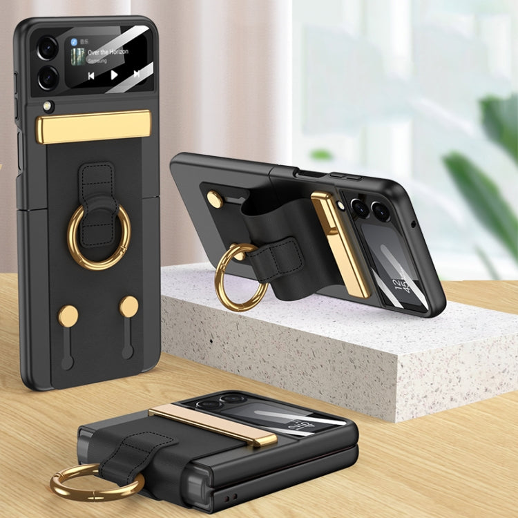 GKK Ultra-thin Case with Ring Holder / Wrist Strap Samsung Z Flip4