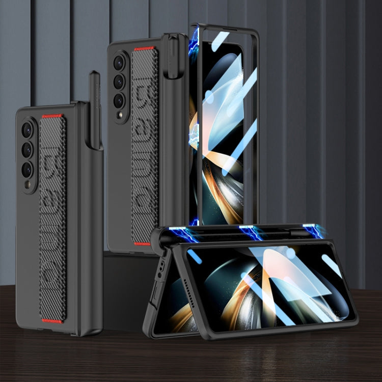 GKK Magnetic Fold Hinge Case with Wrist Strap Samsung Z Fold4
