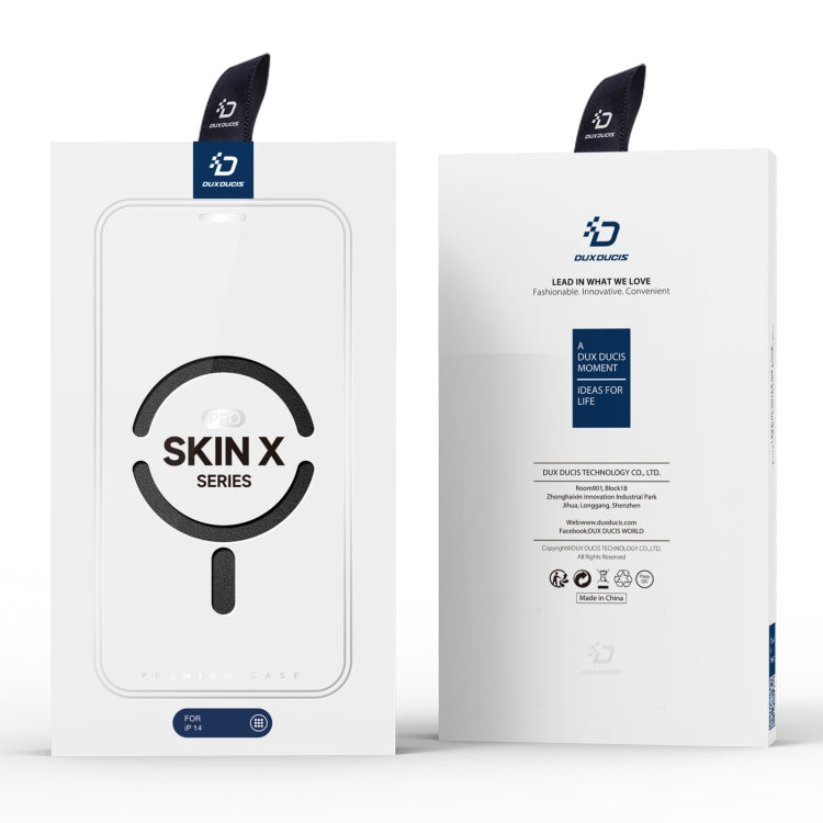 DUX DUCIS Skin X Pro Magsafe Flip Leather Case iPhone 14