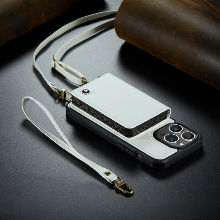 JEEHOOD C22 Zipper Wallet Leather Case iPhone 14 Plus