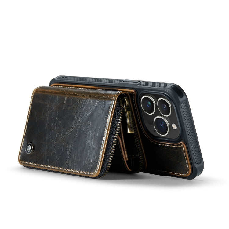 JEEHOOD C22 Zipper Wallet Leather Case iPhone 14 Pro Max