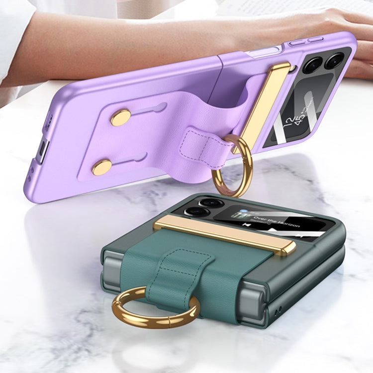 GKK Ultra-thin Case with Ring Holder / Wrist Strap Samsung Z Flip3