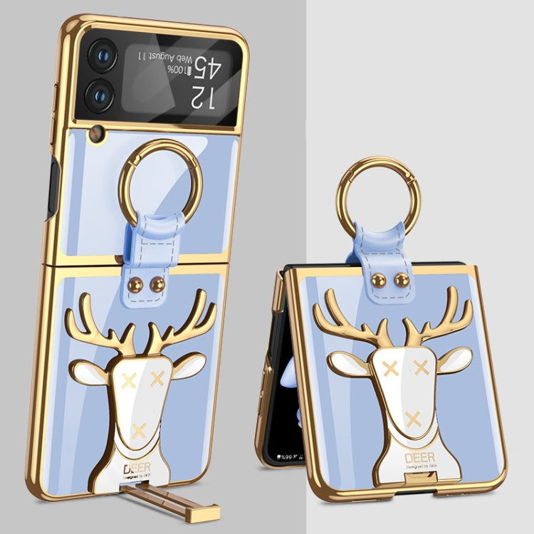 GKK Electroplated Integrated Case with Ring Holder Samsung Z Flip4