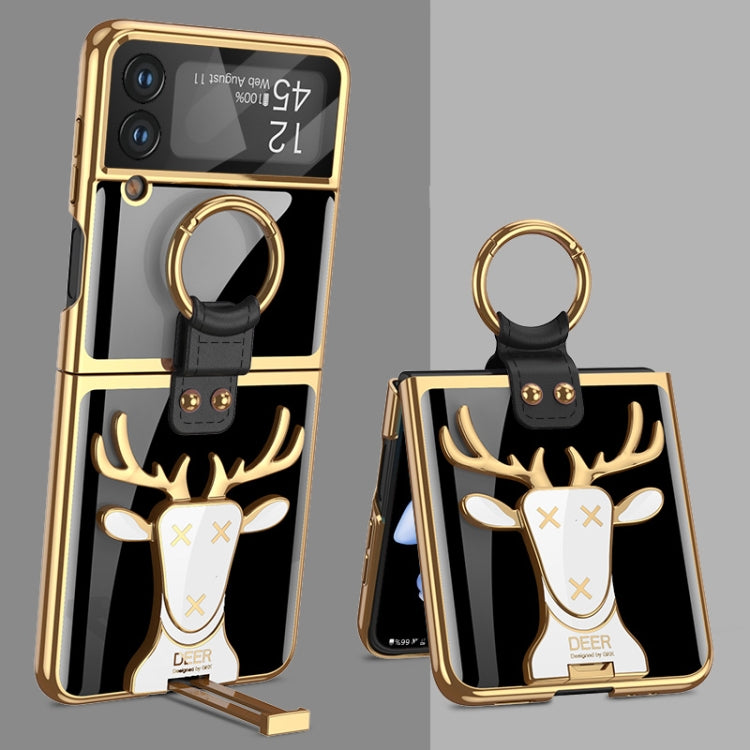 GKK Electroplated Integrated Case with Ring Holder Samsung Z Flip4