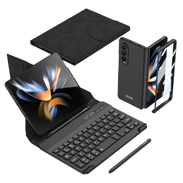 GKK Magnetic Folding Keyboard Leather Case with Pen Samsung Z Fold4