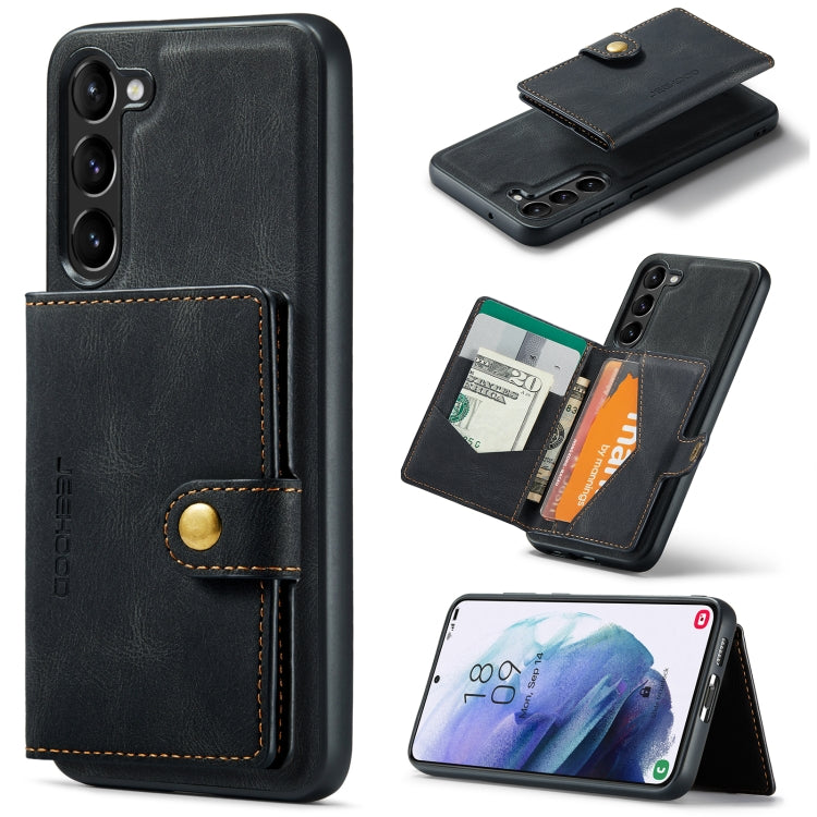 JEEHOOD Retro Magnetic Detachable Wallet Case Samsung S23+