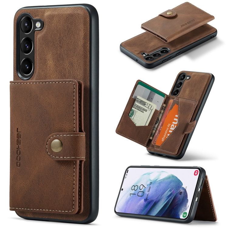 JEEHOOD Retro Magnetic Detachable Wallet Case Samsung S23+