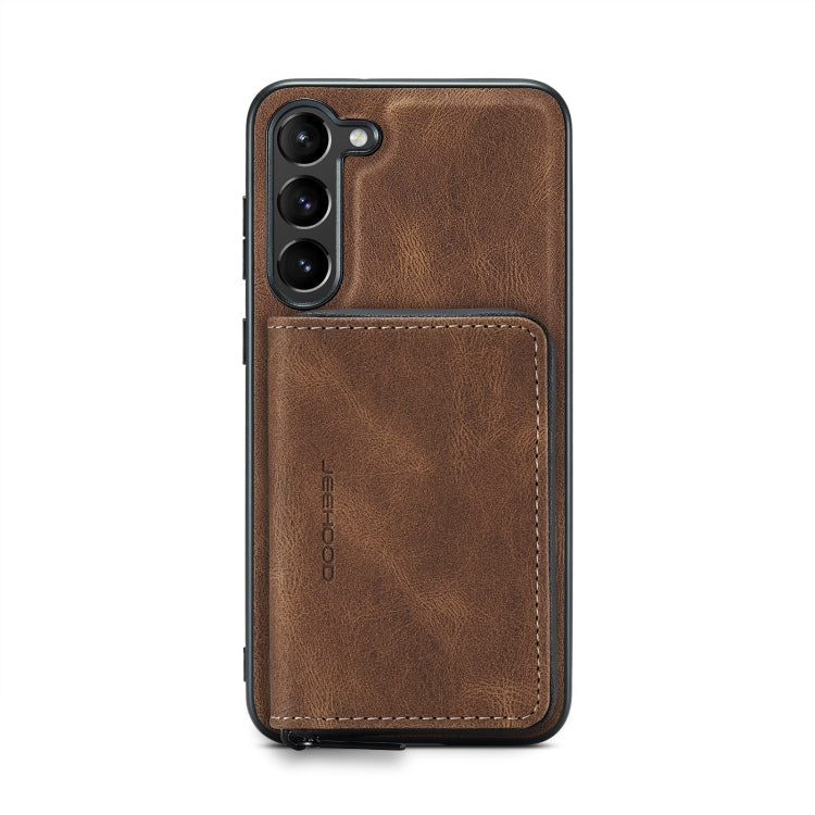 JEEHOOD Magnetic Zipper Flip Leather Case Samsung S23+