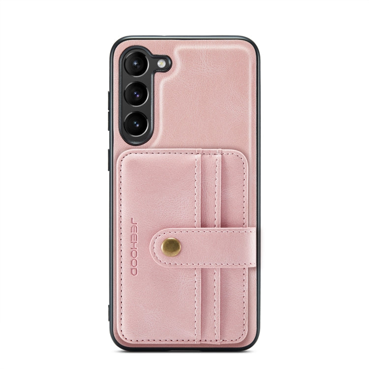 JEEHOOD RFID Blocking Anti-Theft Wallet Case Samsung S23+
