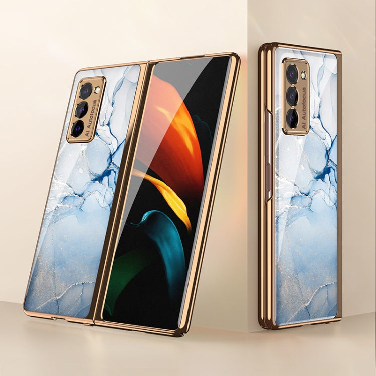 GKK Electroplating Painted Glass Case Samsung Z Fold2