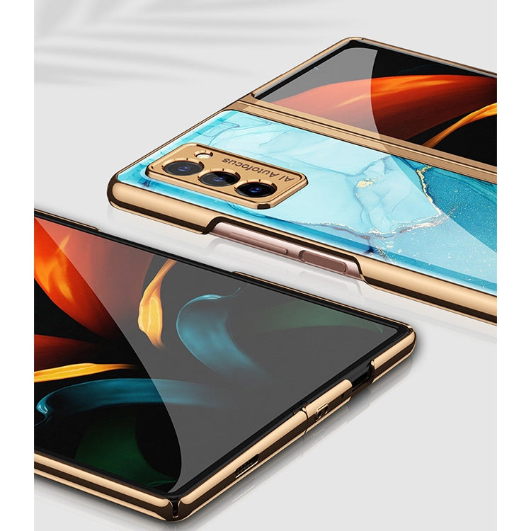 GKK Electroplating Painted Glass Case Samsung Z Fold2
