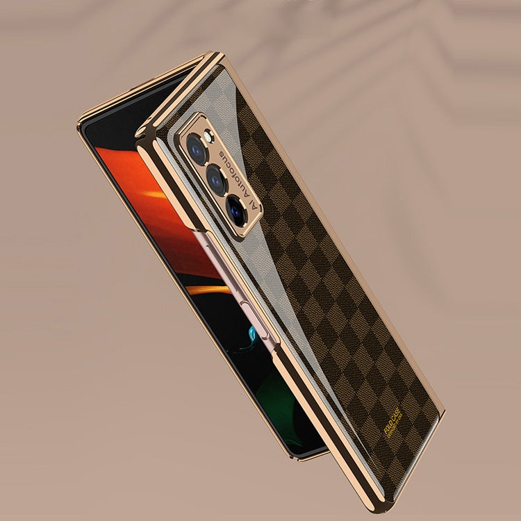 GKK Electroplating Painted Glass Case Samsung Z Fold2