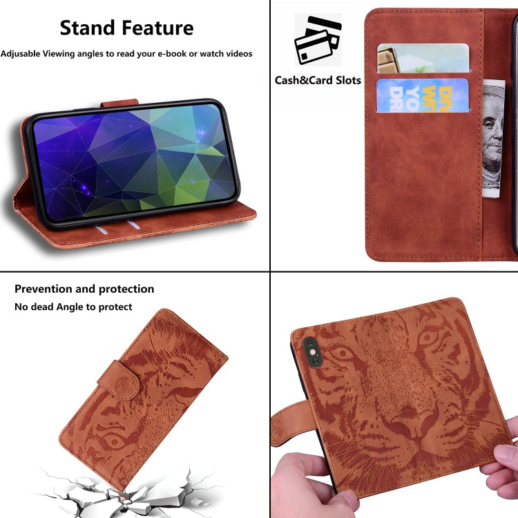 Tiger Embossing Pattern Flip Leather Wallet Case Samsung S20 FE / S20 Lite