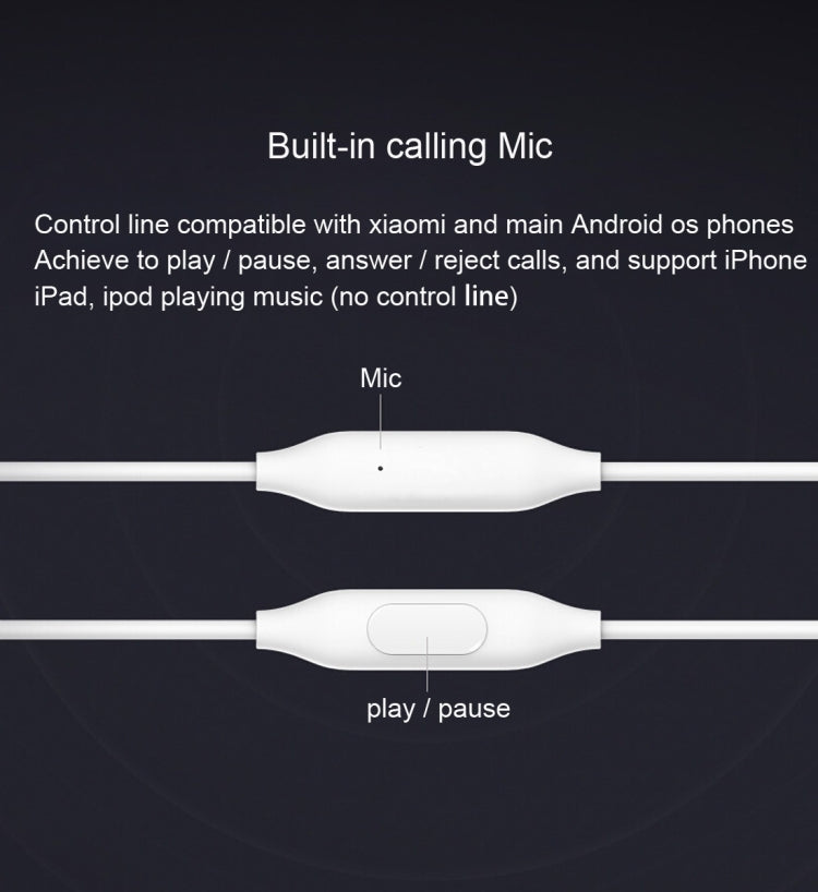 Xiaomi Mi In-Ear Basic Wire Control Earphone