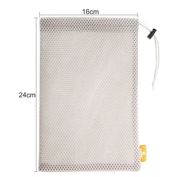 Products HAWEEL Nylon Mesh Drawstring Pouch Bag with Stay Cord for up to 7.9 inch Screen Tablet, Size: 24cm x 16cm
