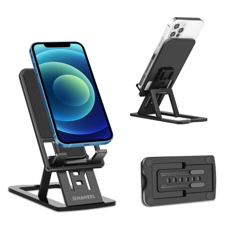 HAWEEL Adjustable Lifting Folding Portable Live Broadcast Desktop Plastic Holder