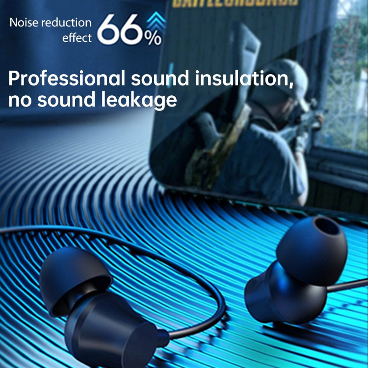 Lenovo QF320 3.5mm Plug In-ear Sliding Type Wire Control Earphone