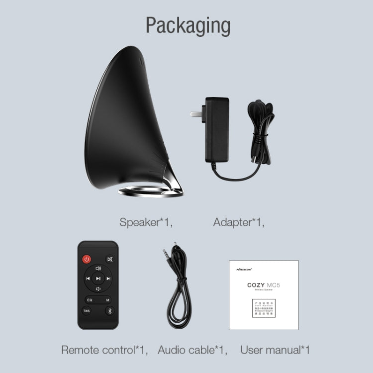 Nillkin NK Enjoy COZY MC5 Pro True Wireless Speaker US Plug