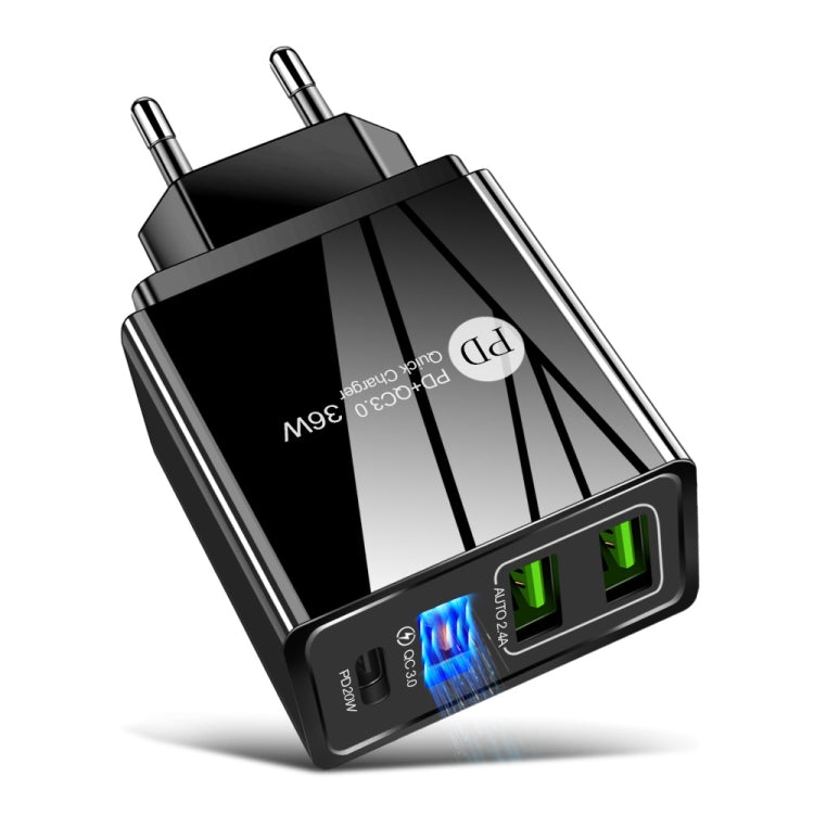 FLOVEME 36W Dual USB Fast Charger 210BL2008 EU Plug