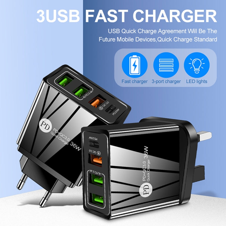 FLOVEME 36W Dual USB Fast Charger 210BL2008 EU Plug