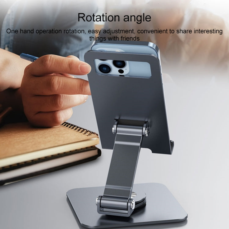 R-JUST Aluminum Alloy Rotary Folding Desktop Holder HZ24