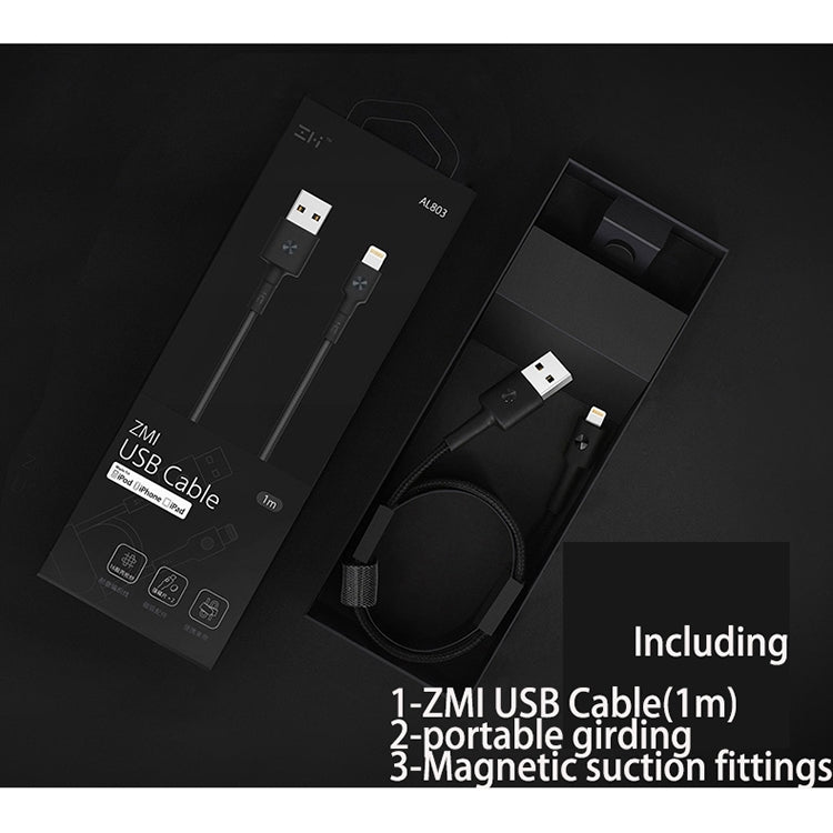 Xiaomi youpin ZMI Lightning to USB 1m MFI Braided Data Cable