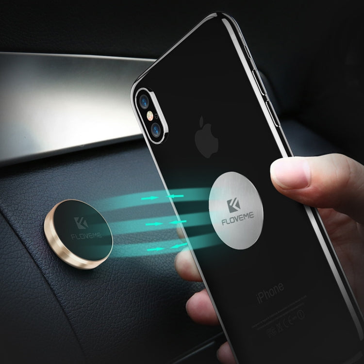 FLOVEME Mini Aluminum Stick on Flat / Car Magnetic Holder