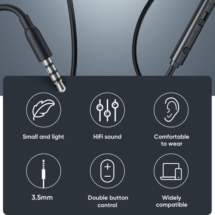 JOYROOM 3.5mm In-Ear Wired Control Earphone JR-EL114