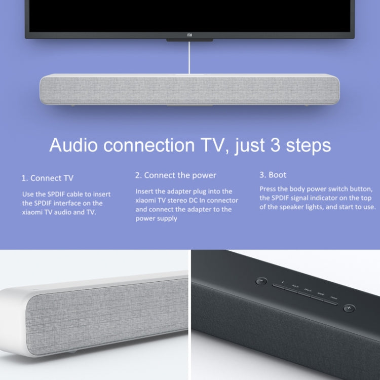 Xiaomi Rectangle Cloth TV Audio Wireless TV Speaker