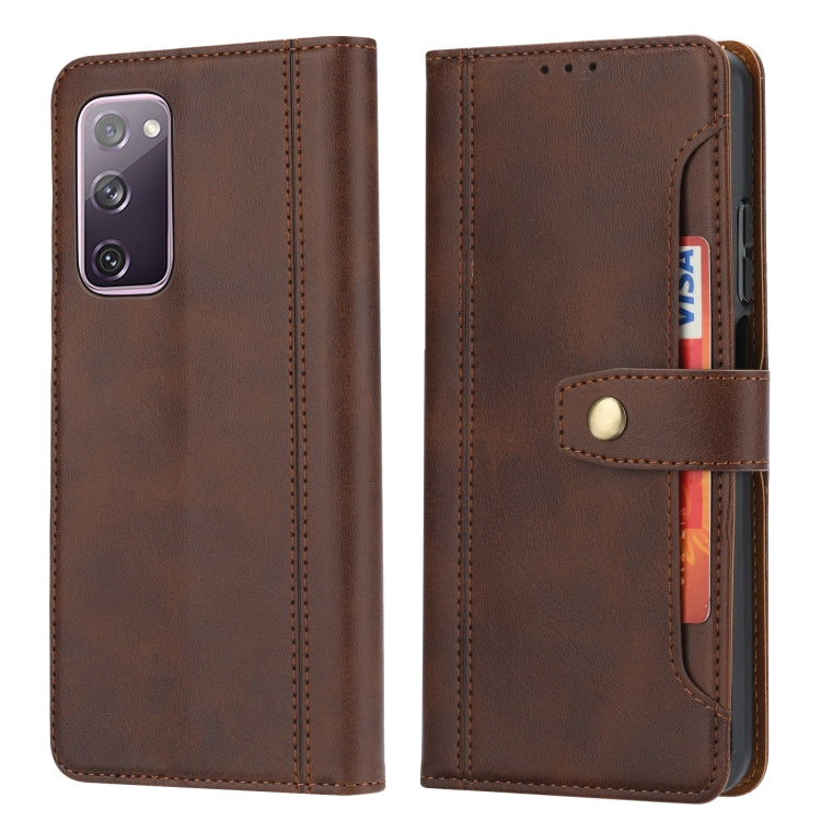 Calf Texture Clasp Flip Leather Wallet Case Samsung S20 FE / S20 Lite