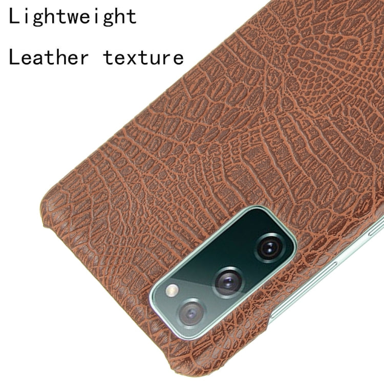 Crocodile Texture Leather Case Samsung S20 FE