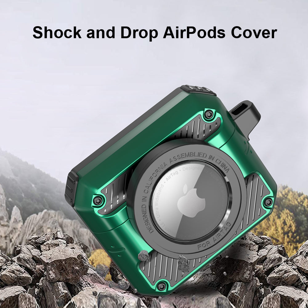 Automatic Flip Switch Case with AirTag Slot AirPods 3