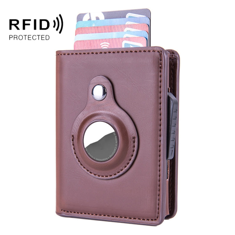RFID Automatic Pop-Up Card Holder Locator Wallet AirTag