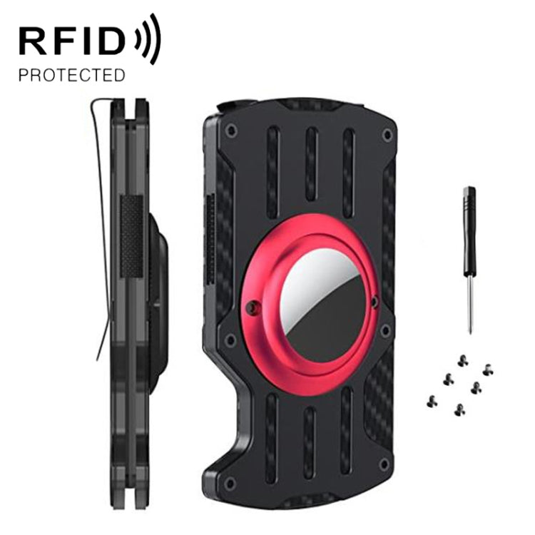 Men Ultra Slim Tracker RFID Metal Card Holder AirTag