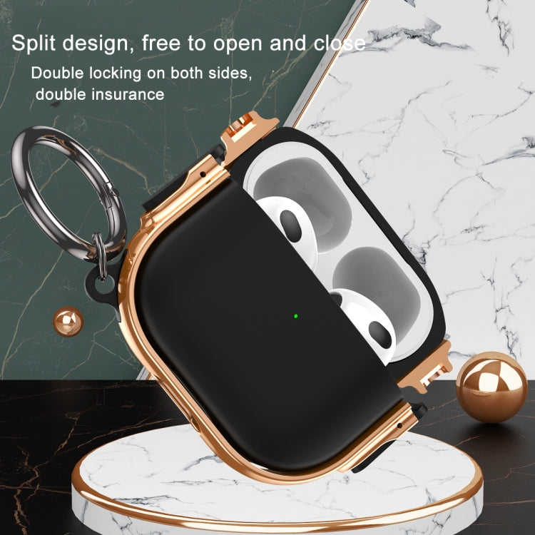 Drop-proof Plating Black Frame Case AirPods Pro