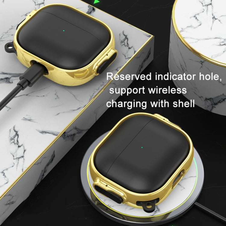 Drop-proof Plating Rose Gold Frame Case AirPods Pro
