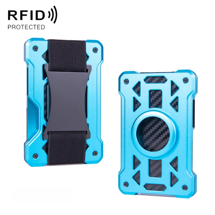 Tracker Card Holder Metal Anti-Theft RFID Wallet AirTag B Model