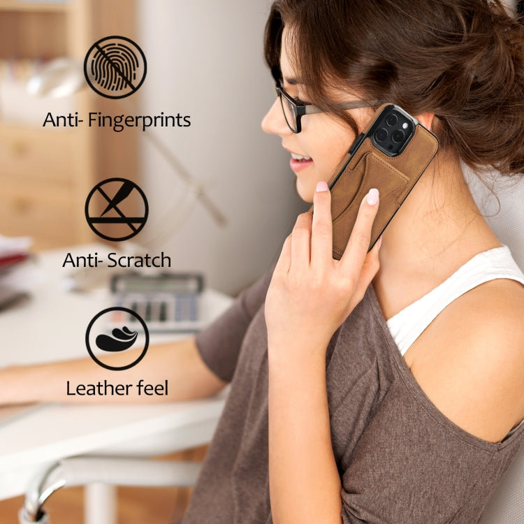 Ultra-thin Shockproof Phone Protective Case with Holder, For iPhone 15 Pro Max, For iPhone 15 Plus / 14 Plus, For iPhone 15