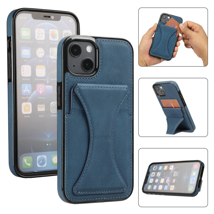 Ultra-thin Shockproof Phone Protective Case with Holder, For iPhone 15 Pro Max, For iPhone 15 Plus / 14 Plus, For iPhone 15