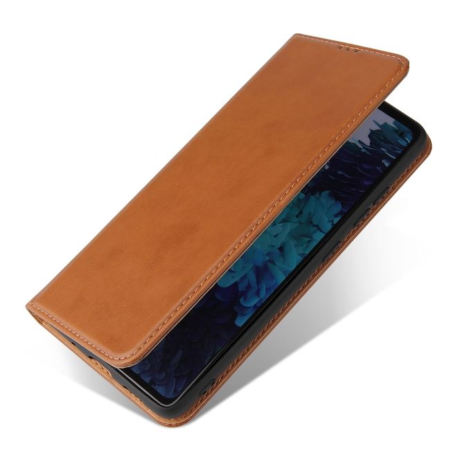 Fierre Shann Flip Genuine Leather Holder Case Samsung A52