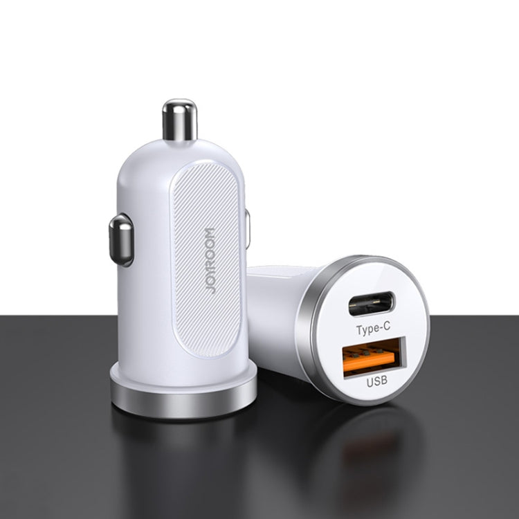 JOYROOM 30W Mini PD+QC3.0 Dual-port Car Charger C-A08