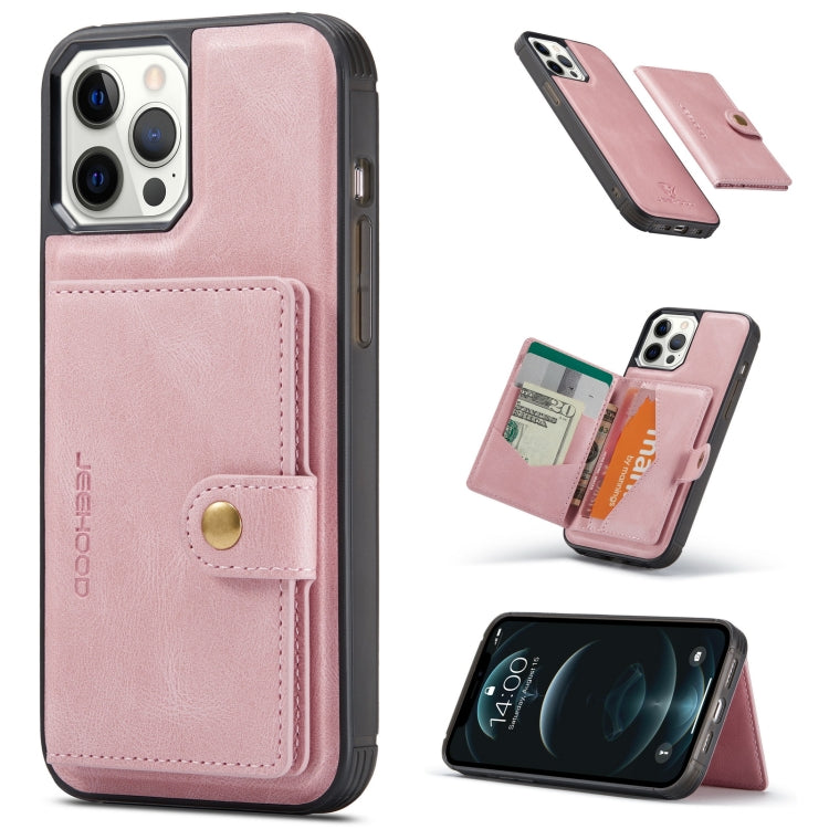 JEEHOOD Retro Magnetic Detachable Wallet Case iPhone 12 mini