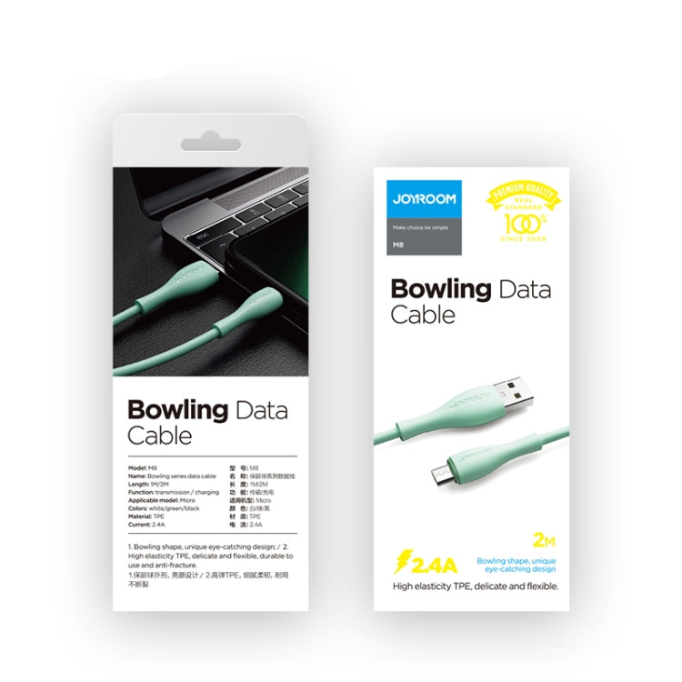 JOYROOM M8 Bowling 2.4A USB to Micro USB 1m Data Cable S-1030M8