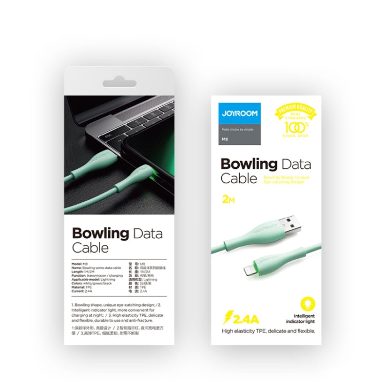 JOYROOM M8 Bowling 2.4A USB to Lightning 1m Data Cable S-1030M8