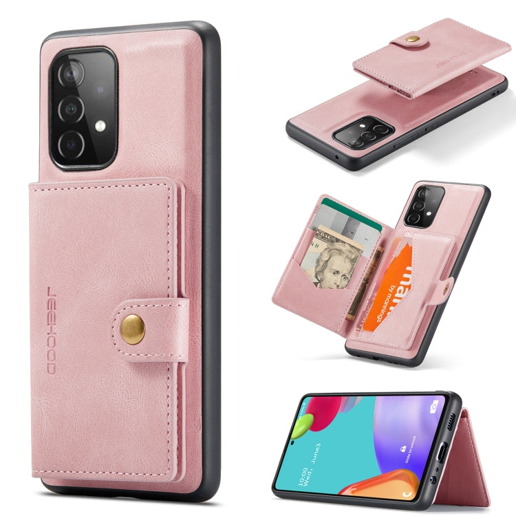 JEEHOOD Retro Magnetic Detachable Wallet Case Samsung A52 4G / 5G