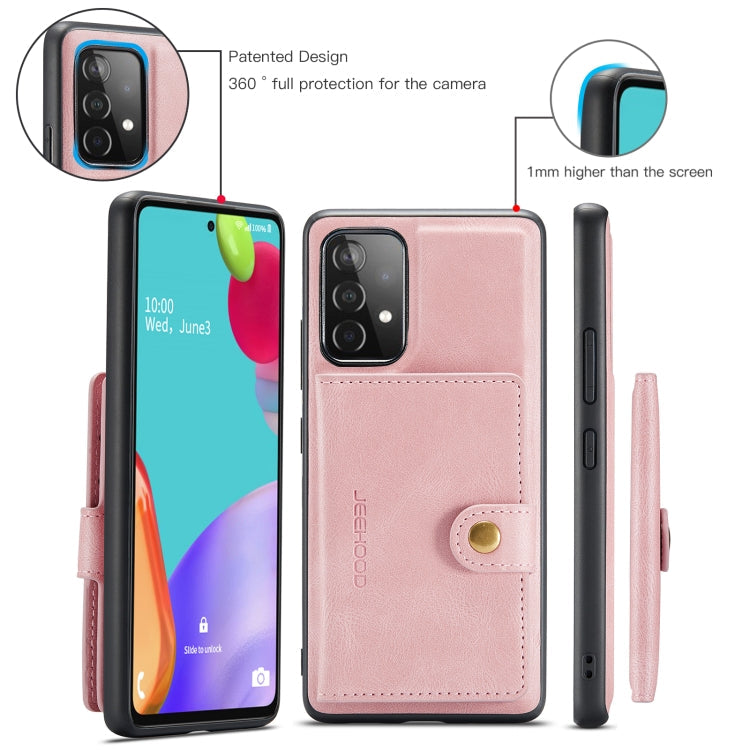 JEEHOOD Retro Magnetic Detachable Wallet Case Samsung A52 4G / 5G