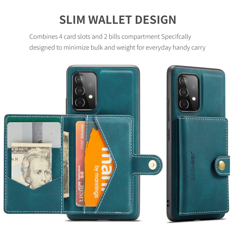 JEEHOOD Retro Magnetic Detachable Wallet Case Samsung A52 4G / 5G