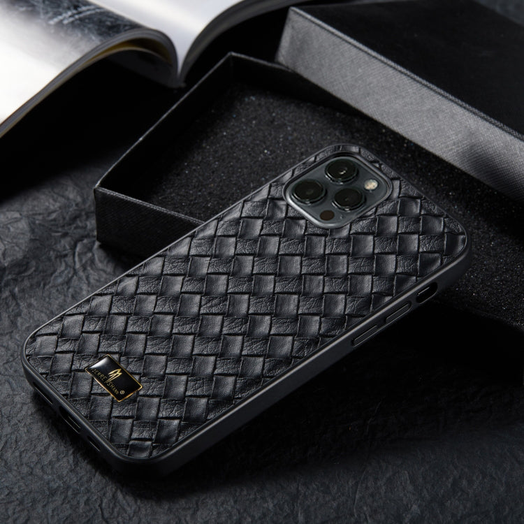 Fierre Shann Leather Texture Case iPhone 14 Pro