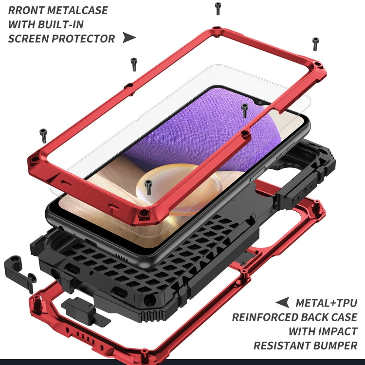 R-JUST KickStand Metal Protective Case Samsung A32 5G