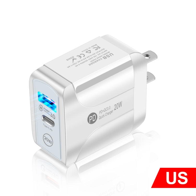 FLOVEME 20W PD QC3.0 Fast Charger 210BL2007 US Plug